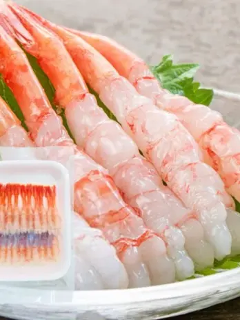 กุ้งหวานแช่แข็ง Size L (7.1-7.9 เซนติเมตร / 70 กรัม) 20 ชิ้น