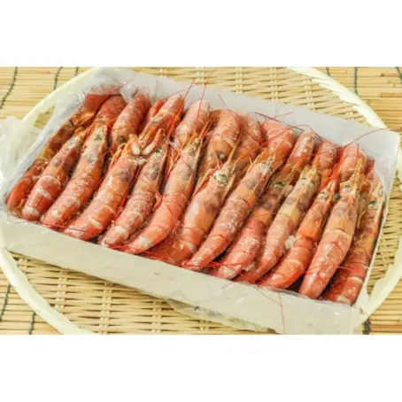 กุ้งหวานอาร์เจนติน่า(ซาซิมิ) 2KG/BOX(40-60PCS) / RED SHRIMP (Akaebi) Size L2