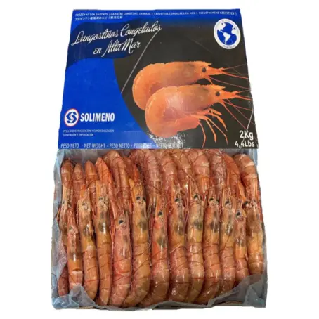 กุ้งหวานอาร์เจนติน่า(ซาซิมิ) 2KG/BOX(40-60PCS) / RED SHRIMP (Akaebi) Size L2 - Image 2